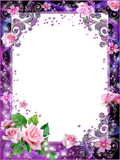 floral frame png