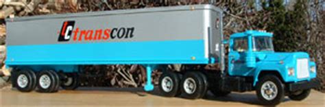 transcon curtis collectibles  gear diecast collectible trucks
