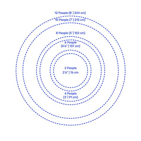 circle  table sizes dimensions drawings dimensionscom