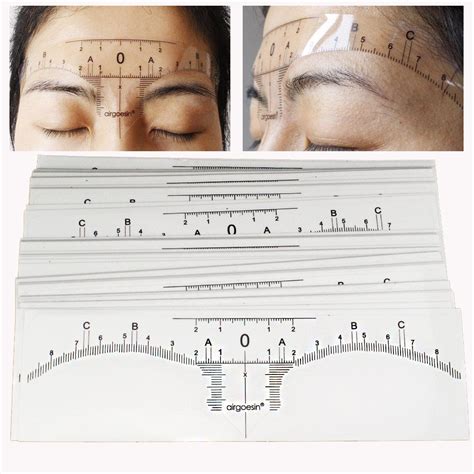 Upgraded Disposable Eyebrow Ruler Specail Design For Us And European
