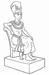 Para Egypt Ancient Coloring Kleurplaat Egypte Ramses Colorear Faraon Dibujos King Ramesses Con sketch template