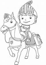 Knight Mike Coloring Pages Horse Rycerz Colouring Kolorowanka His Board Detailed Boys Perfect High Printable Getcolorings Choose sketch template