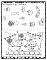 Muertos Altar Recortar Pegar Armar Ofrendas Altares Materialeducativo Creativas Ofrenda Elementos Dibujo Seonegativo Matematicas sketch template
