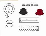 Cappelli Carnevale Coroncine Cartoncino Cilindro Cappello sketch template