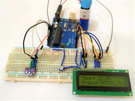 interface bmp pressure sensor module  arduino circuit digest