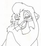 Lion Kovu King Coloring Pages Lineart Smirk Color Print Drawing Magic Kids Deviantart Getcolorings sketch template