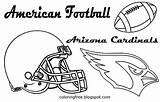 Coloring Logo Cardinals Pages Arizona Template Football American Printable sketch template
