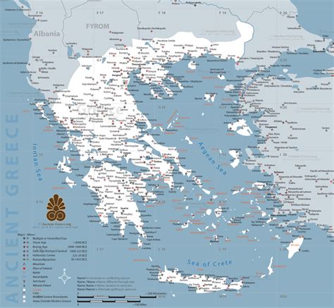 ancient greek maps  history link