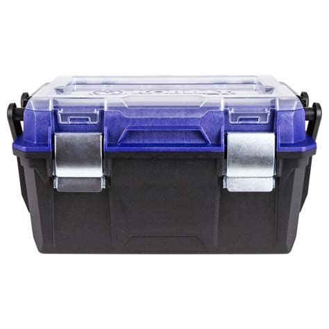 Kobalt Zerust 18 In Black Plastic Lockable Tool Box At