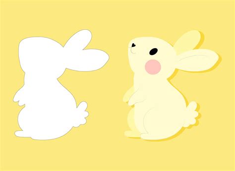 images   printable easter bunny stencil easter bunny