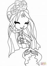 Winx Coloring Club Pages Pixies Drawing Library Popular sketch template