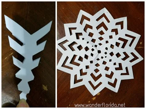 cut  paper snowflakes tutorial  patterns