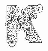 Letter Zentangle Alphabet Doodle Coloring Stylized Style Illustration Pages Font Decorative Vector Dreamstime Abstract Stock Object Computer Letters Colouring sketch template