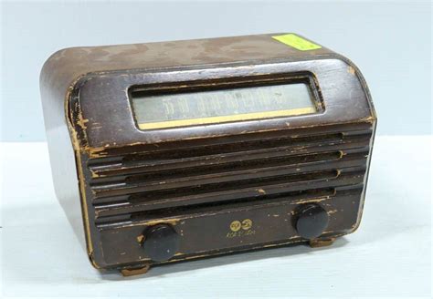 Vintage Encased Wooden Rca Radio Kastner Auctions