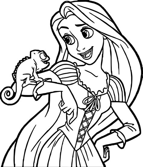 disney princess rapunzel coloring pages coloring pages  kids