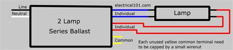 series ballast wiring electrical