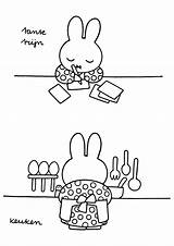 Miffy Coloring Pages sketch template