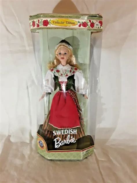 swedish barbie 1999 dolls of the world collector edition 24672 mattel