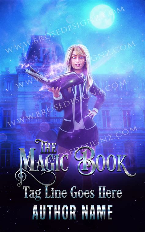 magic book  book cover designer