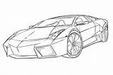 Lamborghini Colorear Veneno Hermoso sketch template