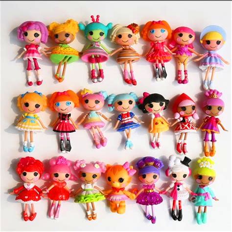 pcs cute mini lalaloopsy dolls cute small toys home decor collections  action toy figures