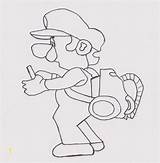 Luigi Luigis Haunted Divyajanani Ohh Gameboy Fc08 sketch template