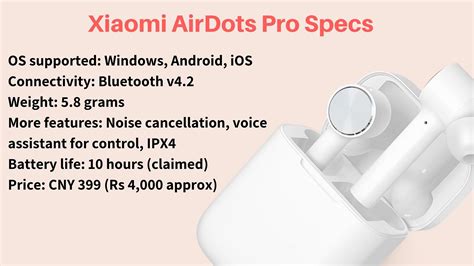 xiaomi airdots pro  apple airpods price availability variants
