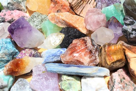 crafters collection mixed crystals bulk gemstones natural raw crystals choose  oz  oz