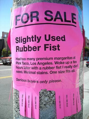anorak news slightly used rubber fist for sale