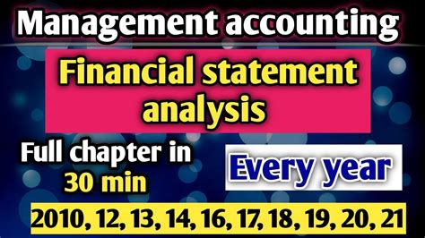 Analysis And Interpretation In Financial Statement Comparative