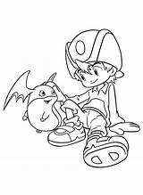 Digimon Coloring Pages Printable Adventure Visit Cute sketch template