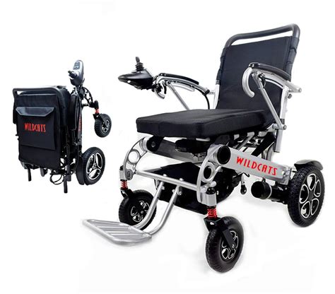 electric wheelchair deluxe fold foldable power compact mobility aid wheel chair lightweight