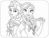 Frozen Coloring Elsa Pages Anna Print Coloringbay Pdf sketch template