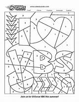 Vbs Coloring Sheets Crafts Deep Template sketch template