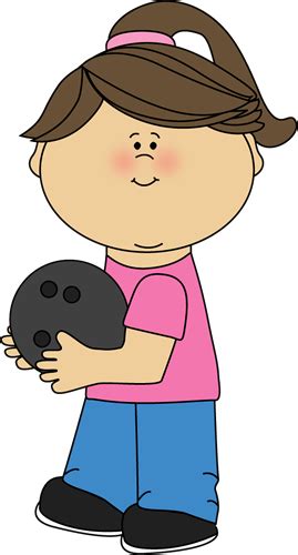 Girl With Bowling Ball Clip Art Girl With Bowling Ball Image