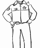 Police Coloring Officer Pages Uniform Drawing Color Officers Policeman Getdrawings Getcolorings Badge Printable Print Clipartmag Colorings sketch template