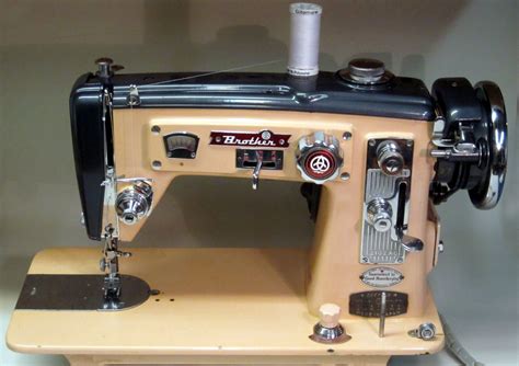 mi vintage sewing machines brother select  matic   cleaned   vintage brother