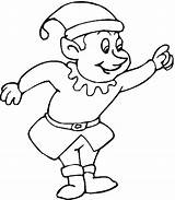 Coloring Elves Pages Christmas Elf Clipart Printable Clip Girl Dancing Santa Print Female Evles Drawing Easy Cliparts Kids Shelf Gnome sketch template