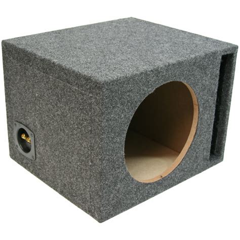 car audio single  ported  mdf subwoofer enclosure speaker bass  box walmartcom