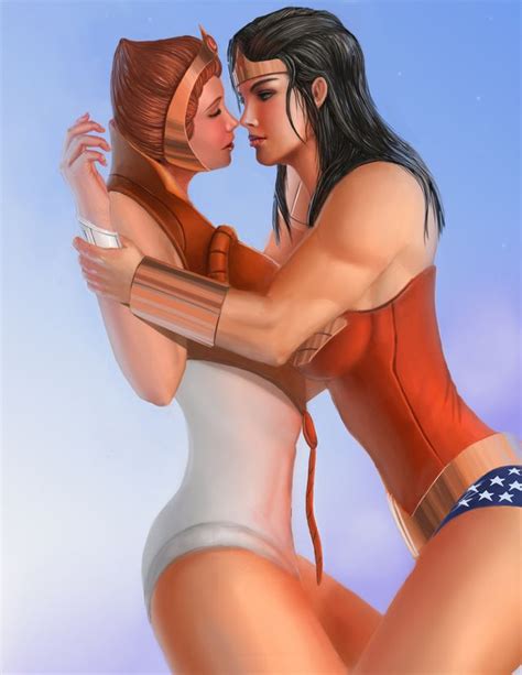 teela and wonder woman crossover comic book lesbians