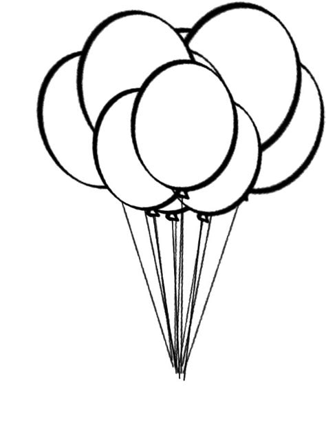 coloring pages  balloons coloring home