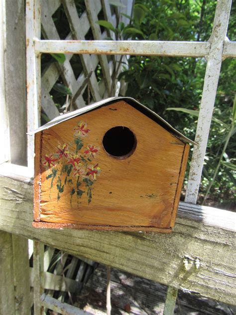 vintage handcrafted swallow bird house etsy