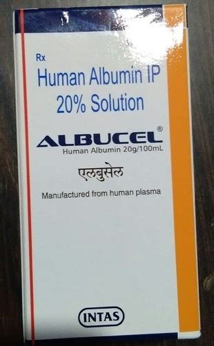 human albumin injection treatment standardized rs 4000 bottle id