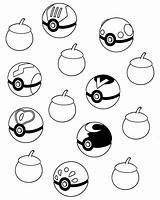 Pokemon Pokeball Coloring Pages Ball Printable Color Colouring Balls Print Template Sheets Sketchite Getcolorings Monumental Drawing Kids Popular Choose Board sketch template