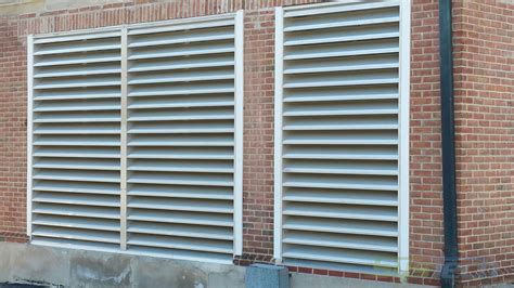 industrial louvers fixed adjustable blade industrial wall louvers