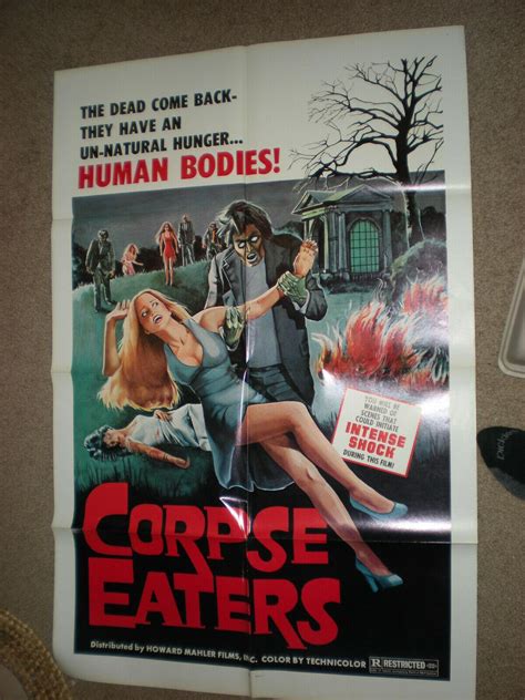 Original Theater Poster Corpse Eaters Drive In Classic Horror 3763660210
