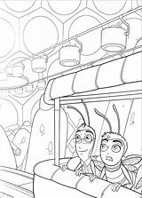 Bee Movie Coloring Pages Color Trailers Coloring2print sketch template