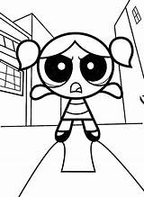 Coloring Powerpuff Pages Buttercup Kids Print Girls Online Obstruct Bubbles Visit Color sketch template