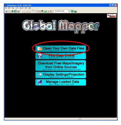 global mapper visualisasi dasar