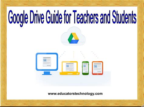 comprehensive google drive guide  teachers  students educational technology